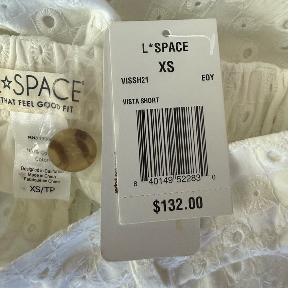 L* Space Vista Short in Eye On You Eyelet NWT Size XS - Picture 8 of 9